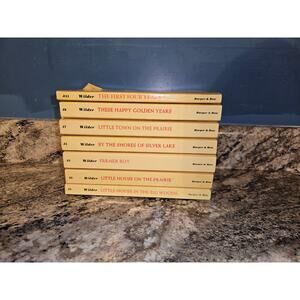 Little House On The Prairie Book Lot of 7